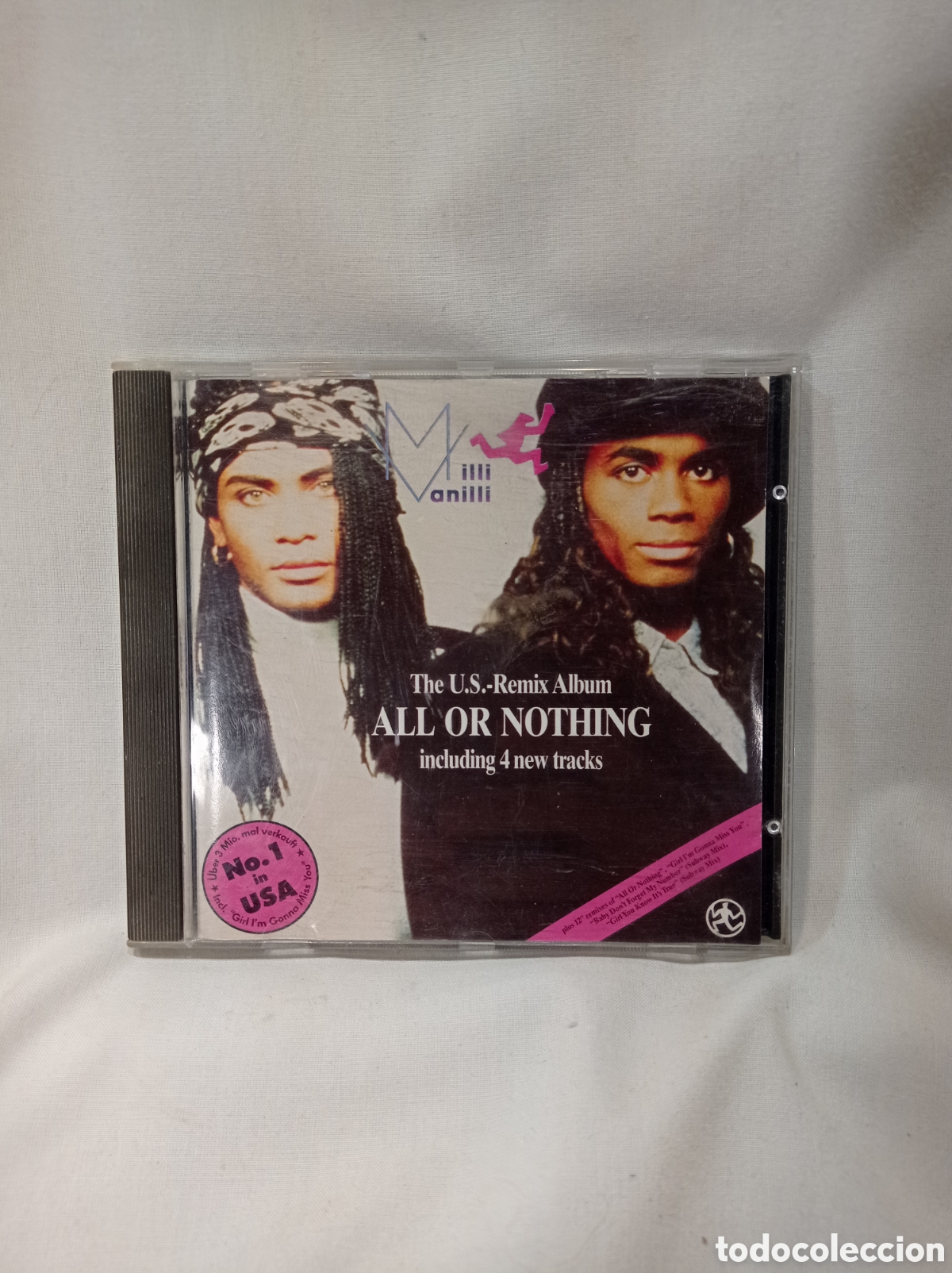 CDs de m&uacute;sica: CD MILLI VANILLI. ALL OR NOTHING. ALEMANIA - Foto 1