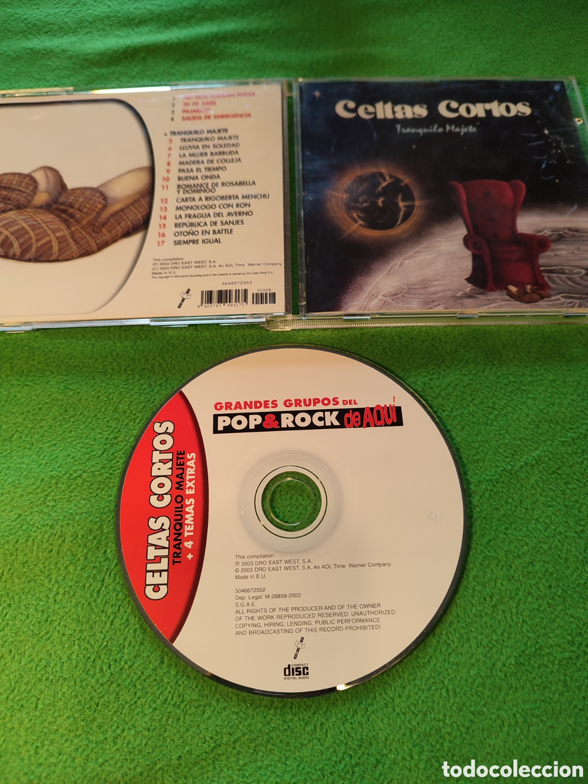 CDs de m&uacute;sica: Celtas Cortos - Tranquilo majete - Foto 2