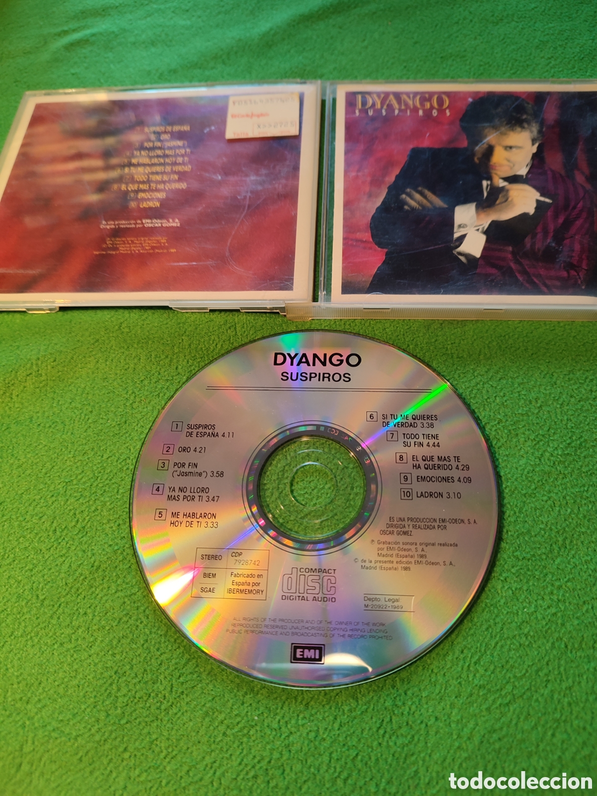 CDs de m&uacute;sica: Dyango - Suspiros - Foto 2