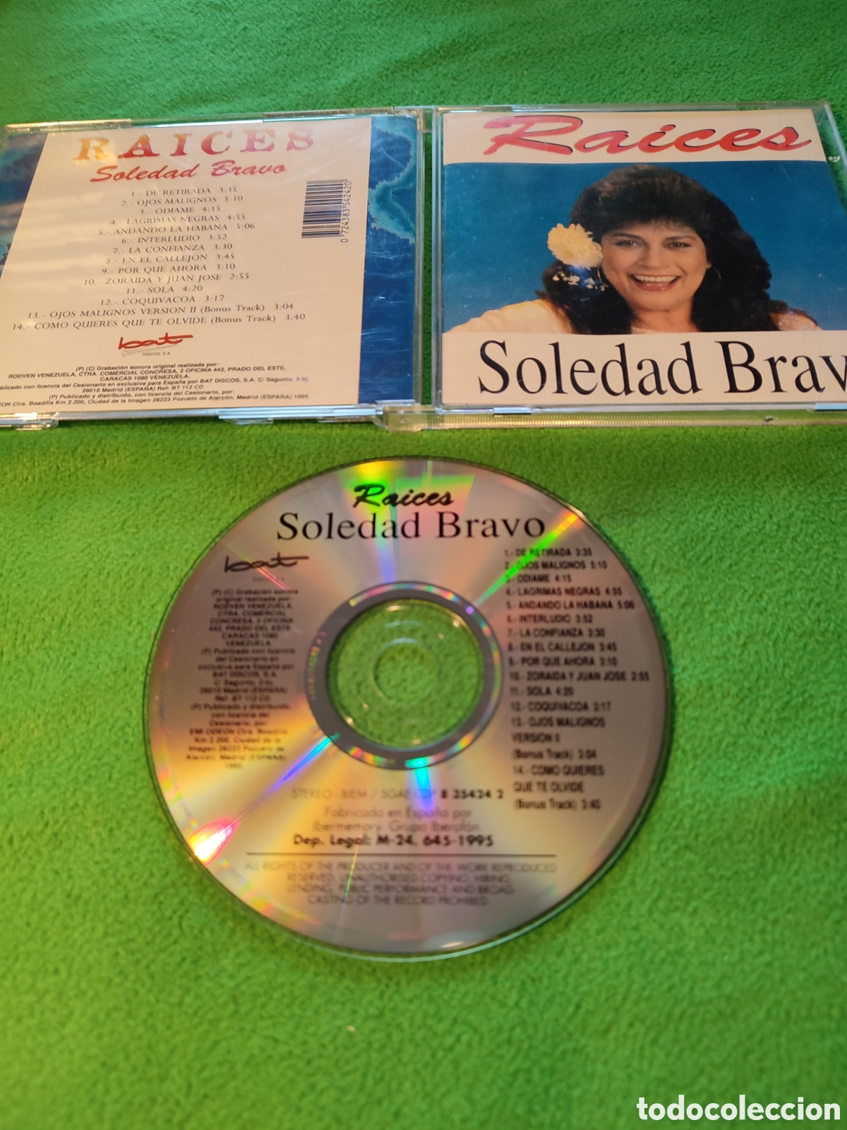 CDs de m&uacute;sica: Soledad Bravo - Ra&iacute;ces - Foto 2