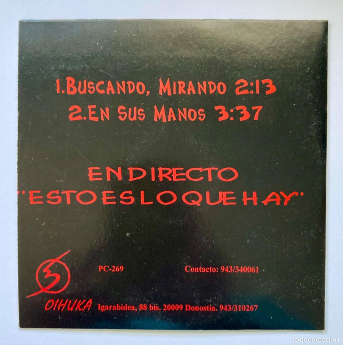 CDs de m&uacute;sica: LEIZE IV CD versi&oacute;n single promocional punk rock Oihuka - Foto 2