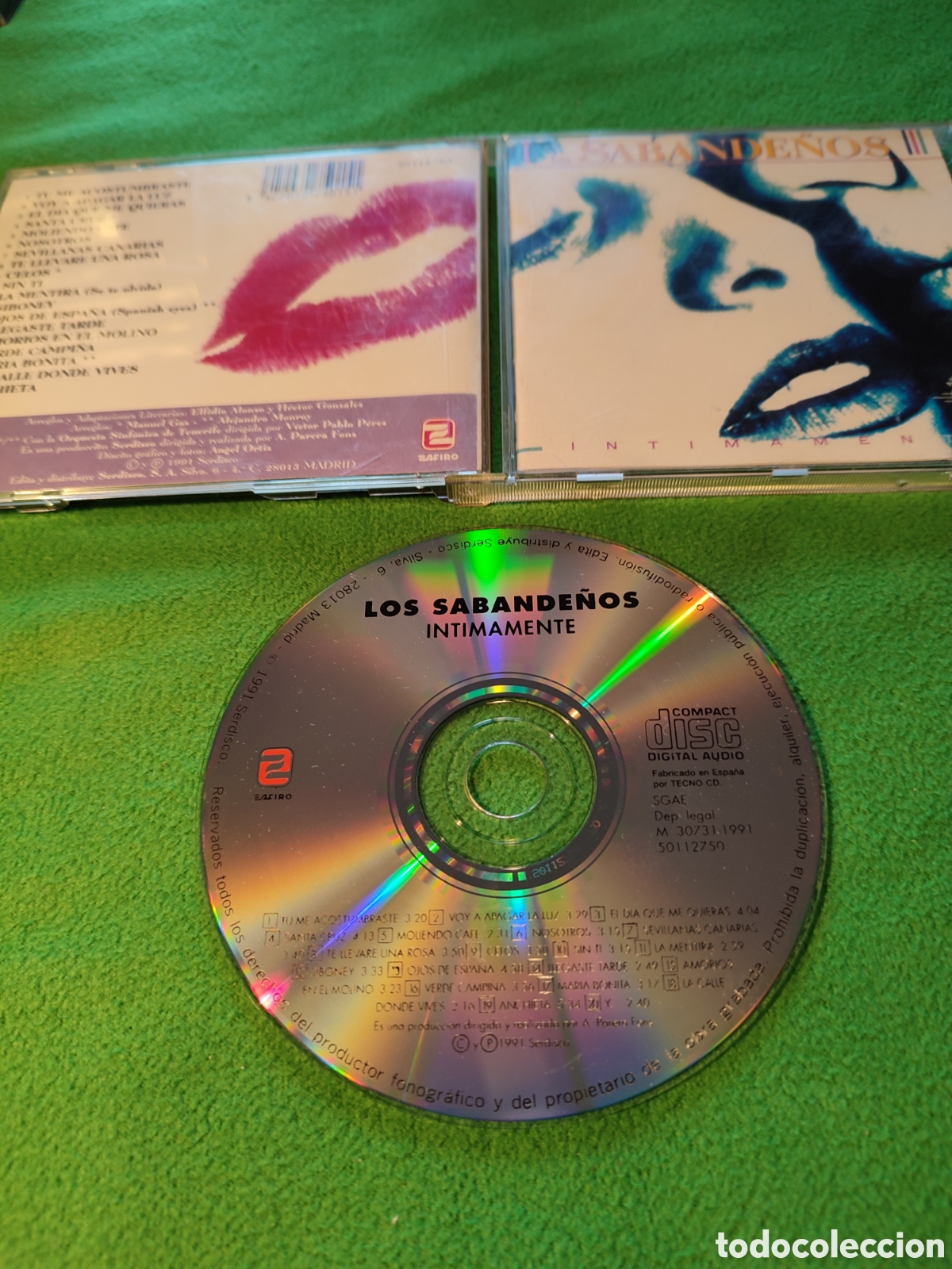 CDs de m&uacute;sica: Los Sabande&ntilde;os - &Iacute;ntimamente - Foto 2