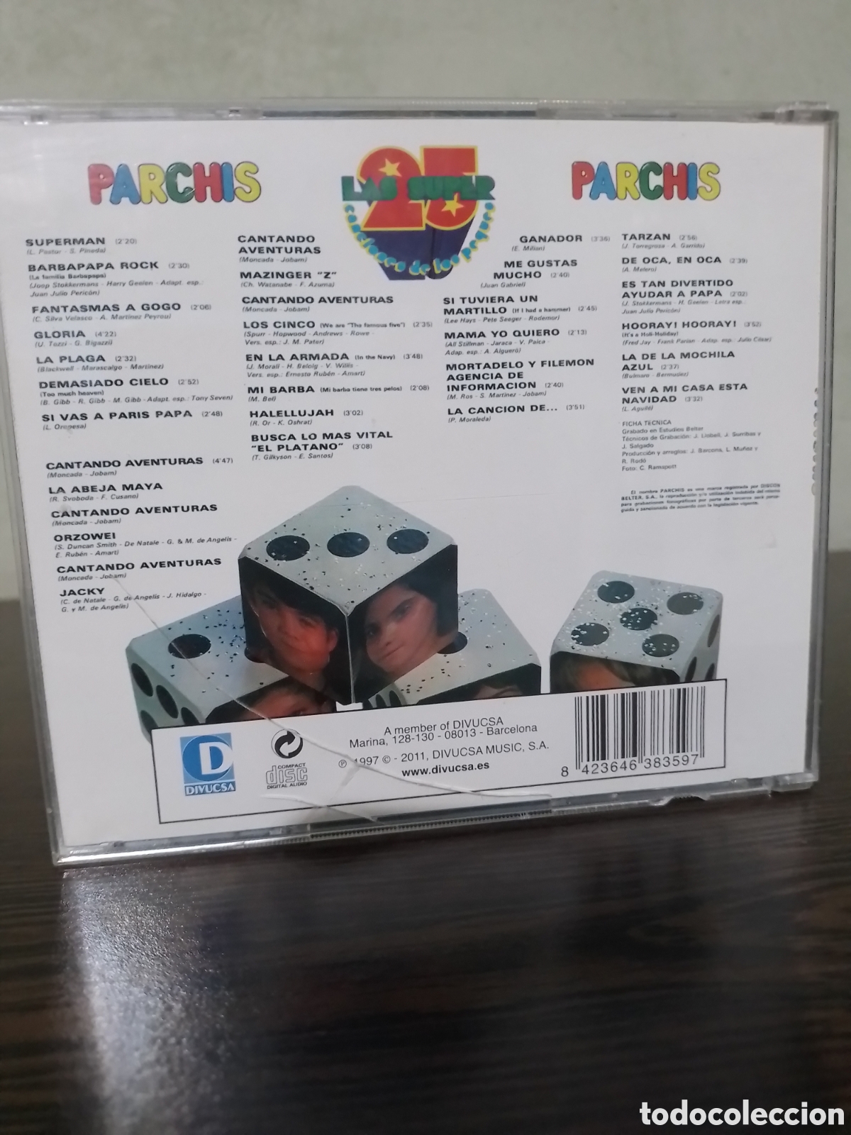 CDs de m&uacute;sica: Parchis CD Las 25 Super Canciones de Los peques - Foto 3