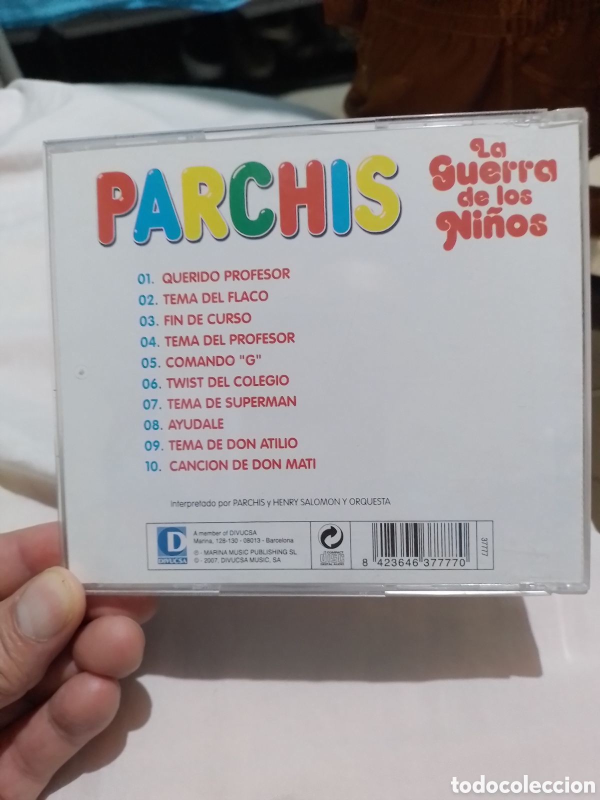 CDs de m&uacute;sica: Parchis CD LA Guerra de los ni&ntilde;os - Foto 2