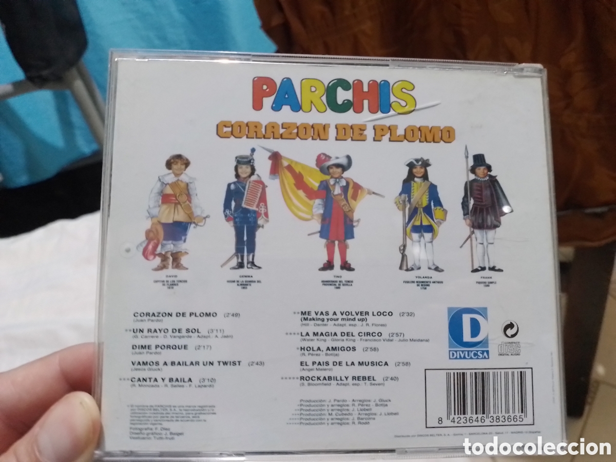 CDs de m&uacute;sica: Parchis CD Coraz&oacute;n de Plomo - Foto 2