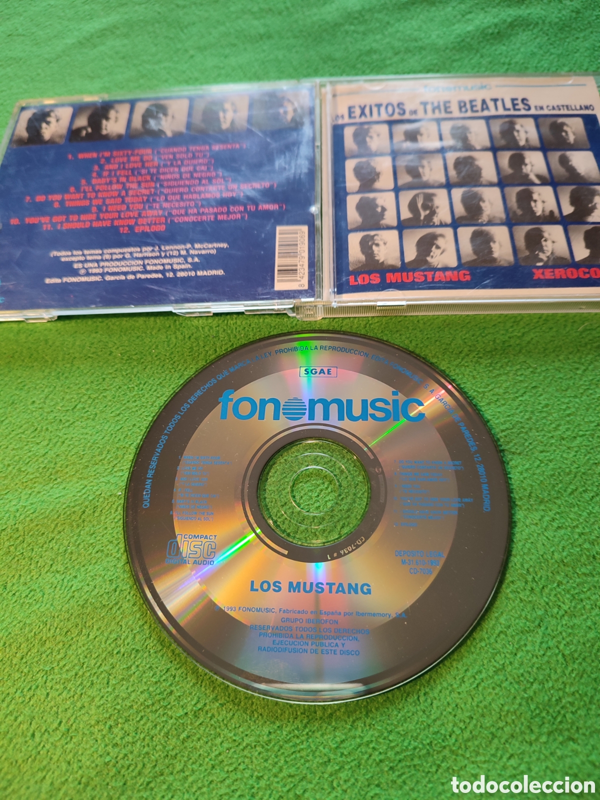 CDs de m&uacute;sica: Los Mustang - Xerocopia - Foto 2