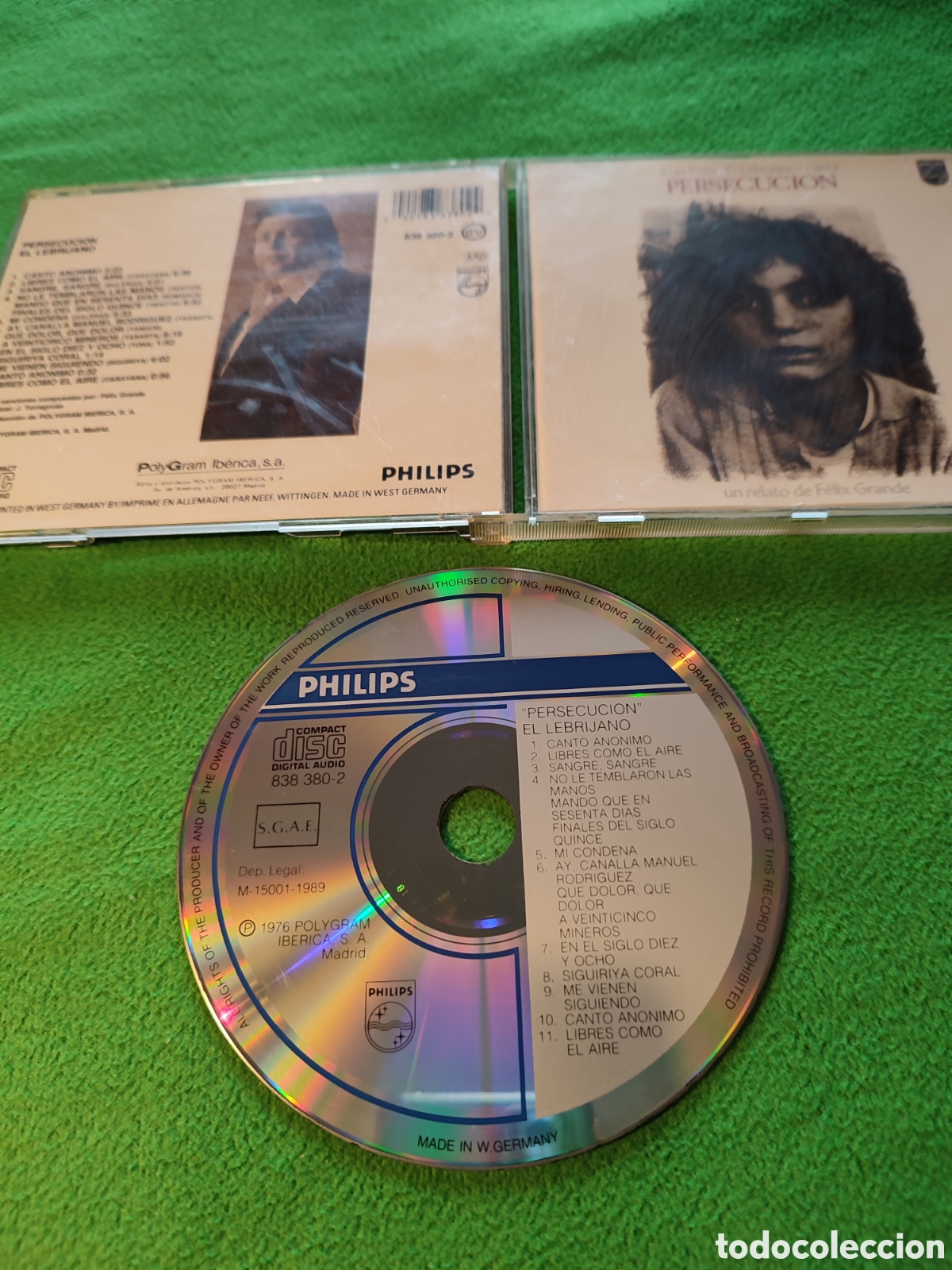 CDs de m&uacute;sica: Juan Pe&ntilde;a El Lebrijano - Persecuci&oacute;n - Foto 2
