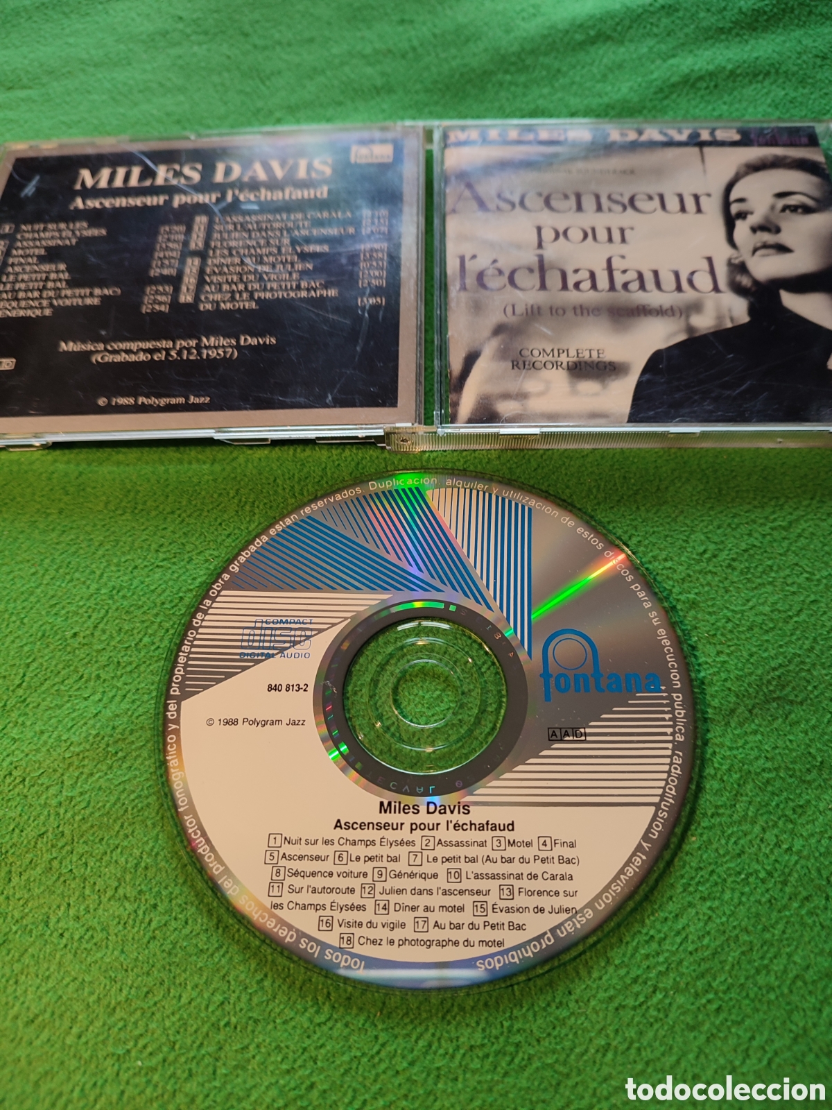 CDs de m&uacute;sica: Miles Davis - Ascenseur pour L echafaud Cd completo - Foto 2