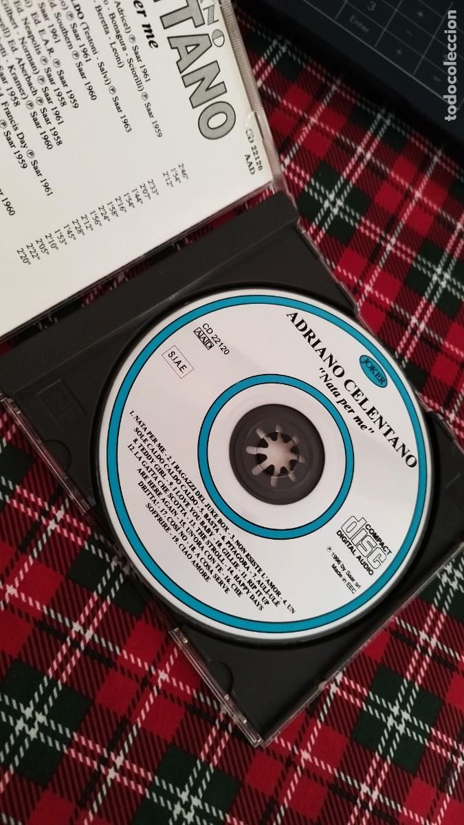 CDs de m&uacute;sica: Adriano Calentano,nata pero me.Cd - Foto 3