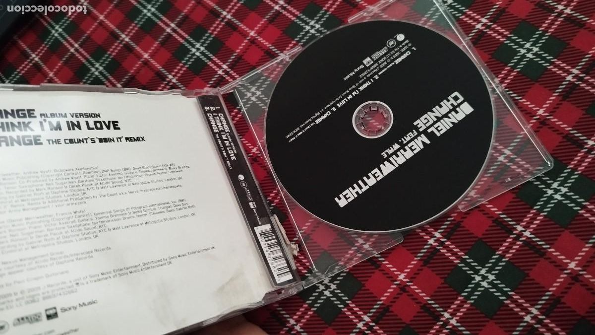 CDs de m&uacute;sica: DANIEL MERRIWEATHER,CHANGE Feat Wale.Cd Single. - Foto 3