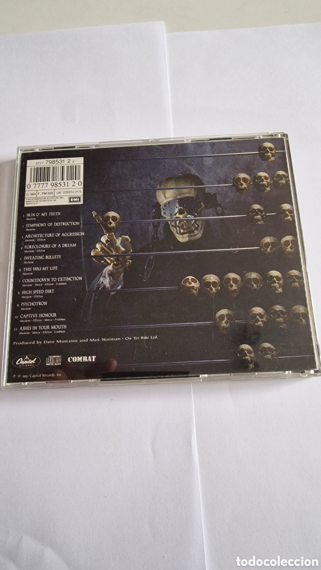 CDs de m&uacute;sica: CD Megadeth/ Countdown to Extinction - Foto 3