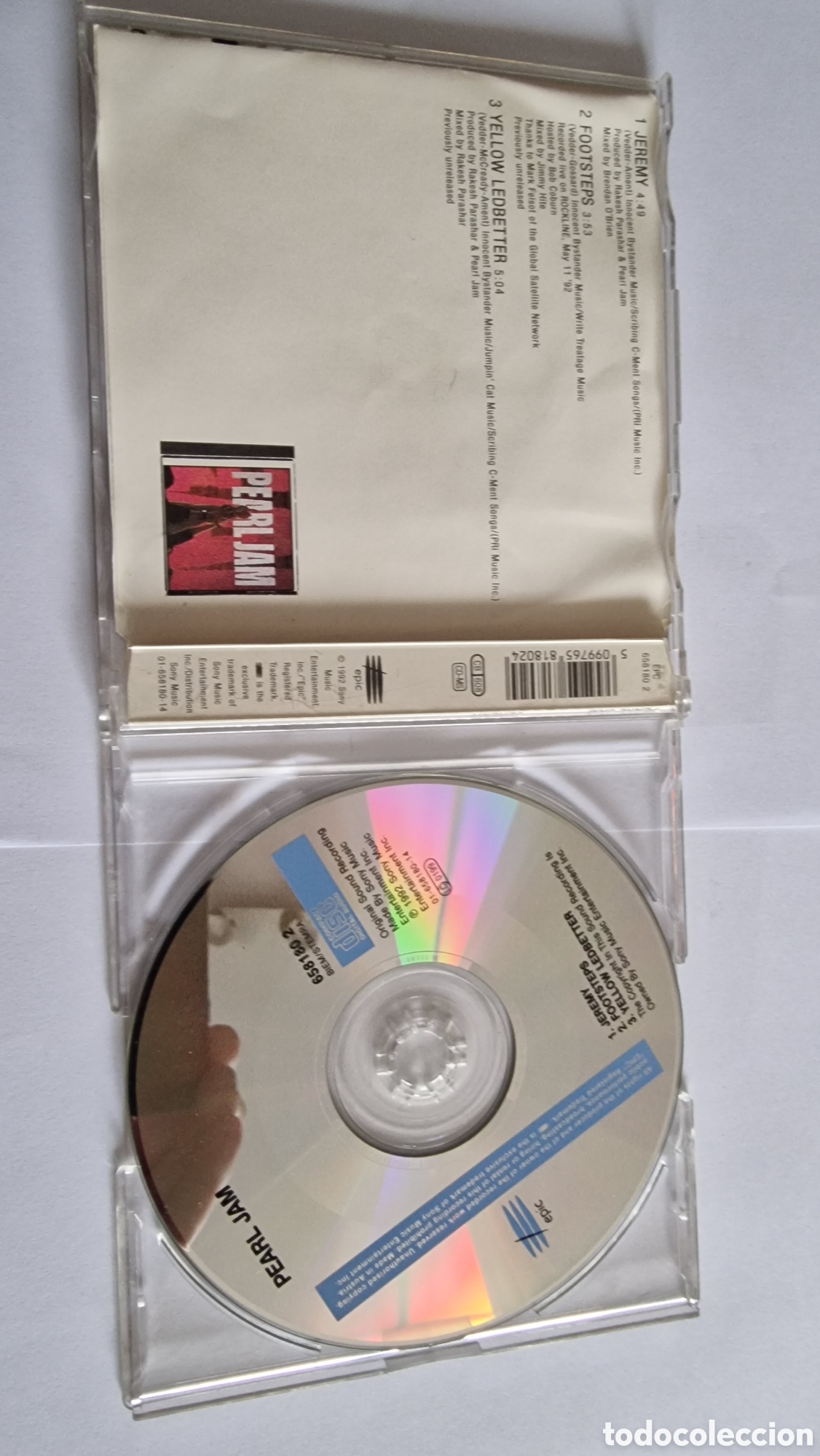 CDs de m&uacute;sica: CD Pearl Jam/ Jeremy - Foto 2