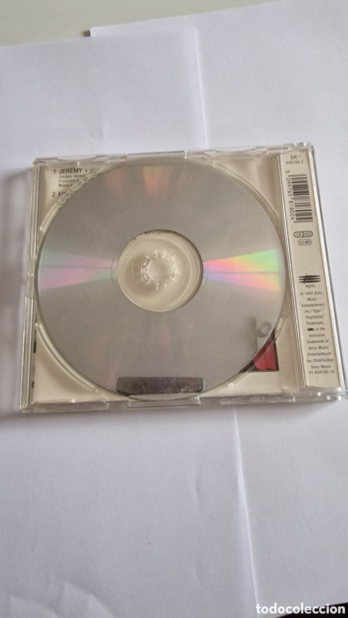 CDs de m&uacute;sica: CD Pearl Jam/ Jeremy - Foto 3