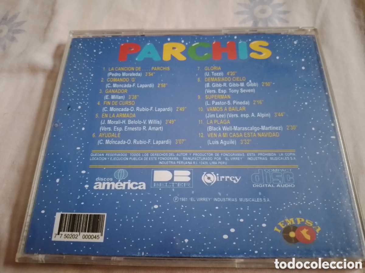 CDs de m&uacute;sica: Parchis CD Parchis 1981 - Foto 2
