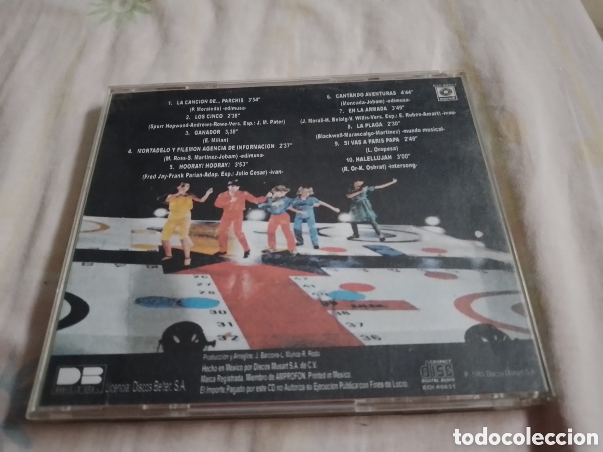 CDs de m&uacute;sica: Parchis CD 1981 Edici&oacute;n M&eacute;xico - Foto 2
