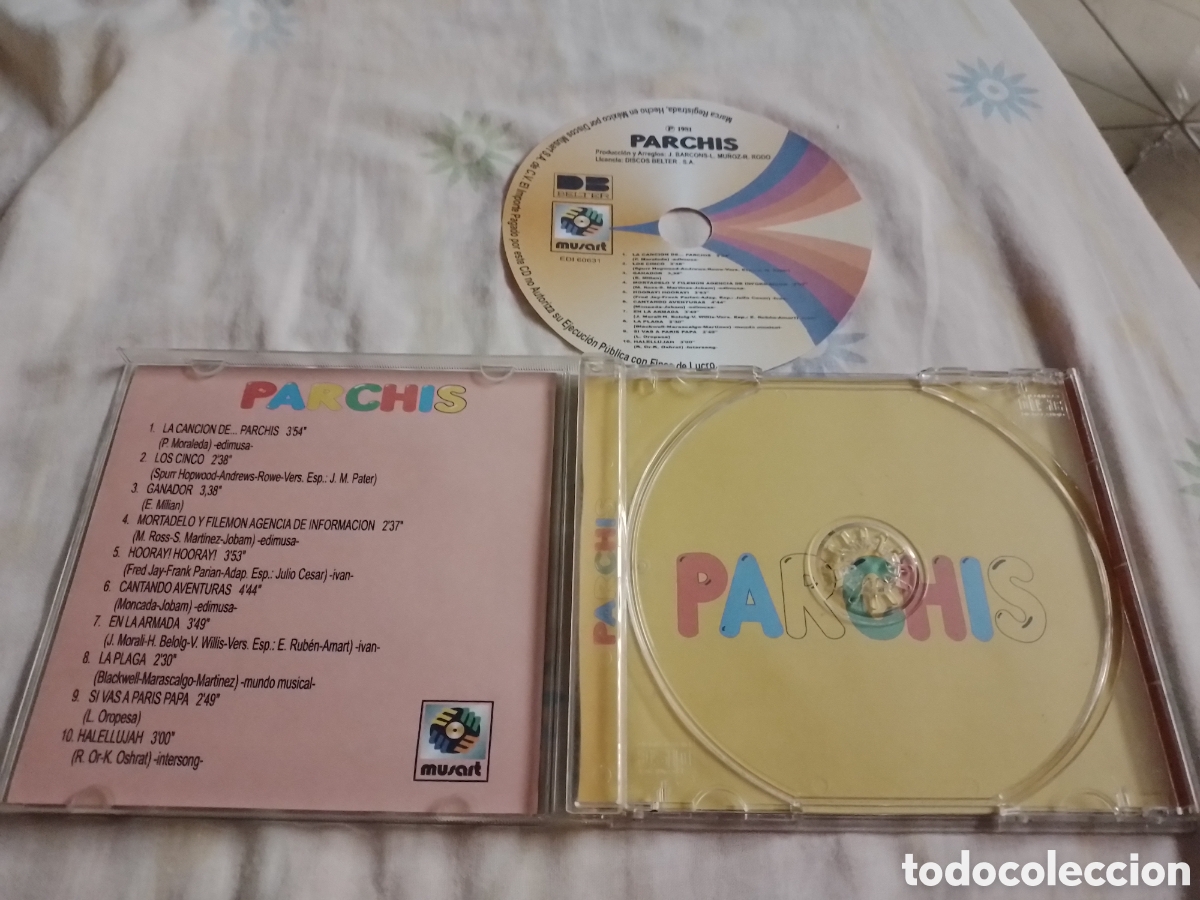 CDs de m&uacute;sica: Parchis CD 1981 Edici&oacute;n M&eacute;xico - Foto 3