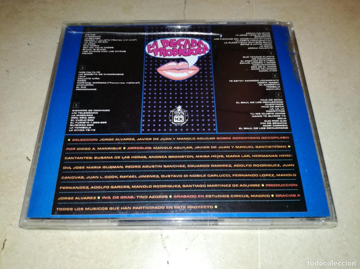 CDs de m&uacute;sica: LA DECADA PRODIGIOSA-CD HISPAVOX 1987 - Foto 2
