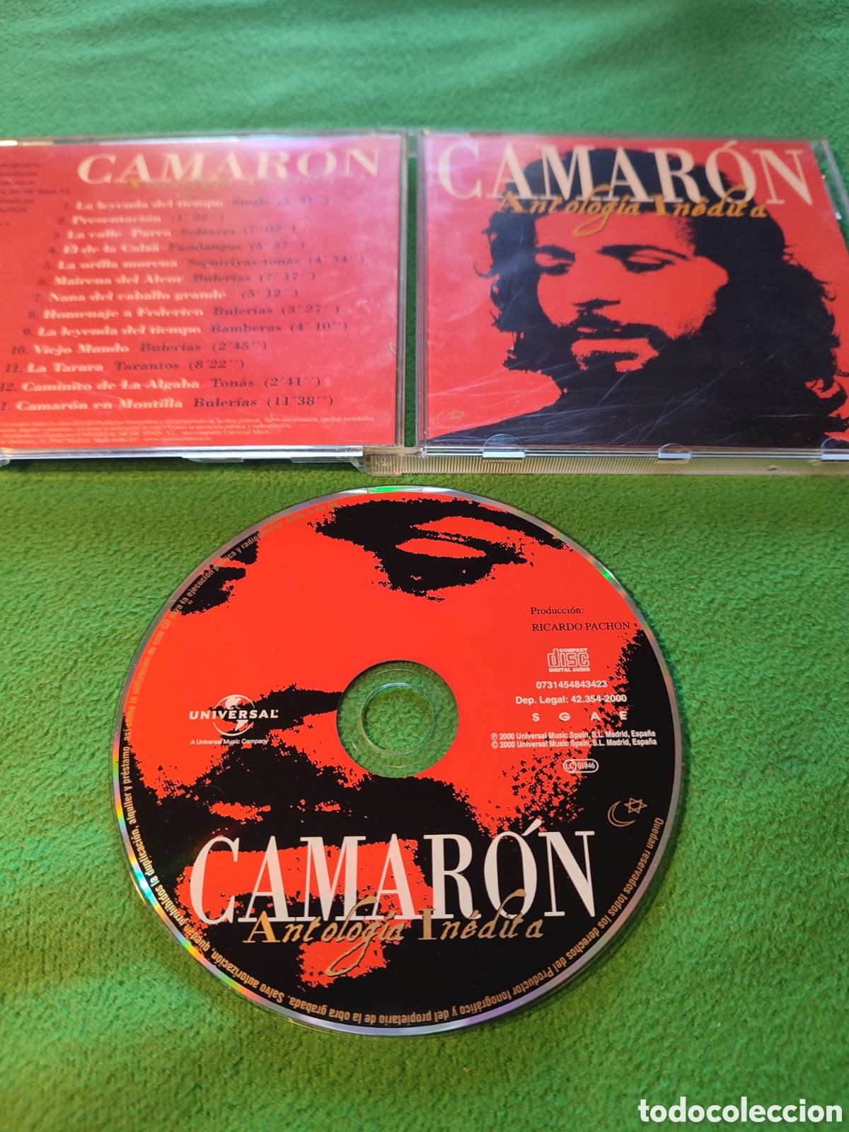 CDs de m&uacute;sica: Camar&oacute;n - Antolog&iacute;a in&eacute;dita - Foto 2