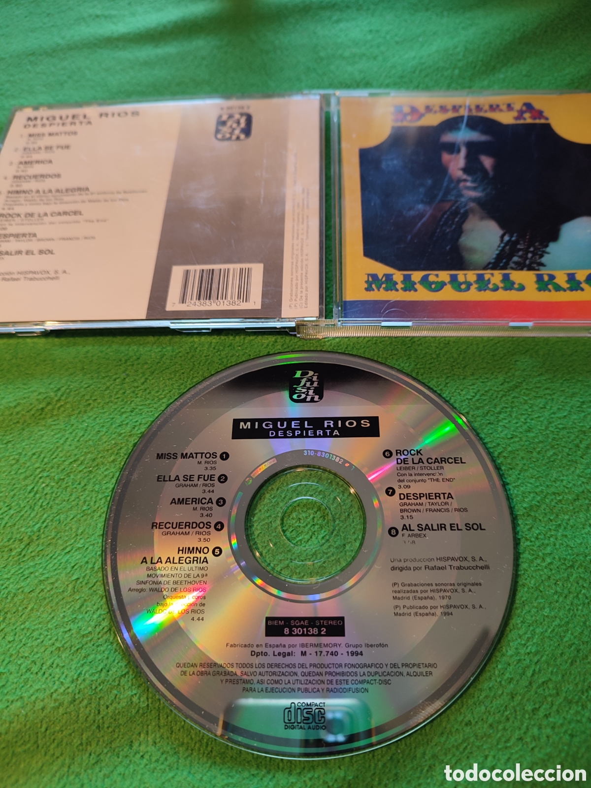 CDs de m&uacute;sica: Miguel R&iacute;os - Despierta - Foto 2