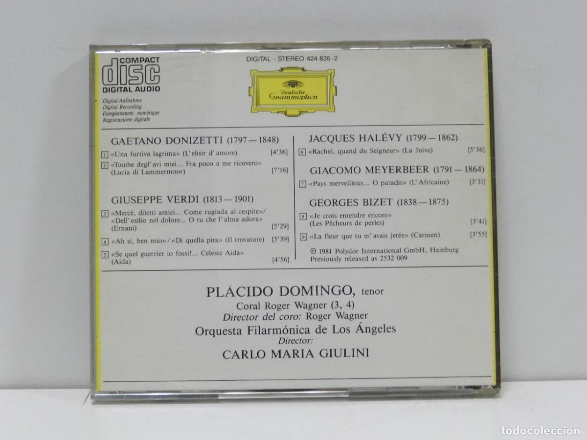 CDs de m&uacute;sica: DISCO CD. Placido Domingo &ndash; Gala Oper&iacute;stica. COMPACT DISC. - Foto 2