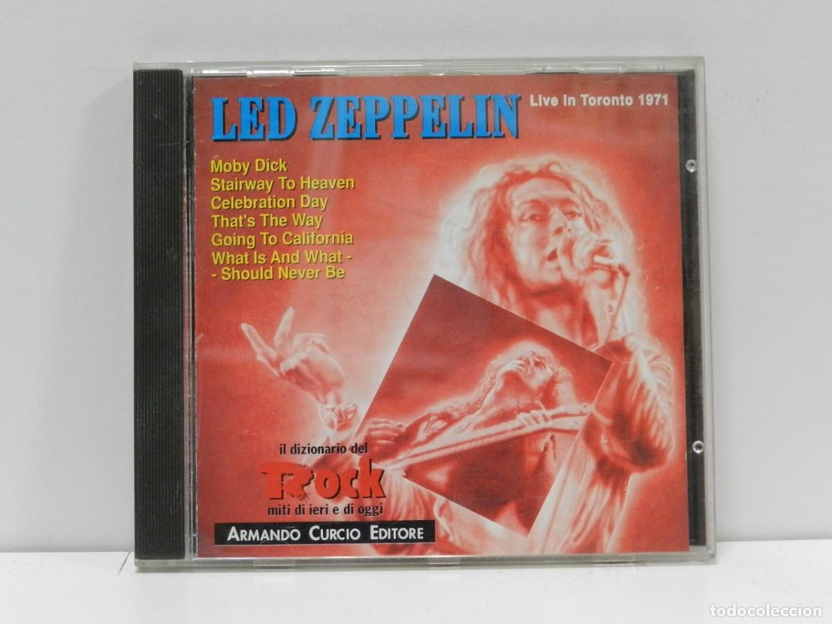 CDs de m&uacute;sica: DISCO CD. Led Zeppelin &ndash; Live In Toronto 1971. COMPACT DISC. - Foto 1
