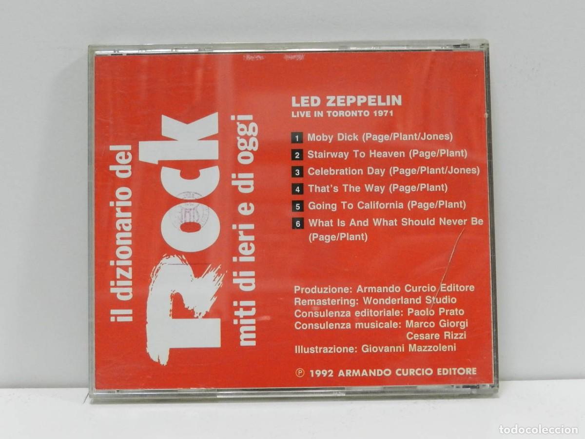 CDs de m&uacute;sica: DISCO CD. Led Zeppelin &ndash; Live In Toronto 1971. COMPACT DISC. - Foto 2