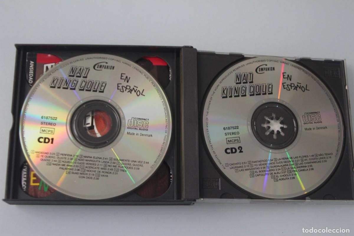 CDs de m&uacute;sica: NAT KING COLE EN ESPA&Ntilde;OL 2 CD - Foto 2