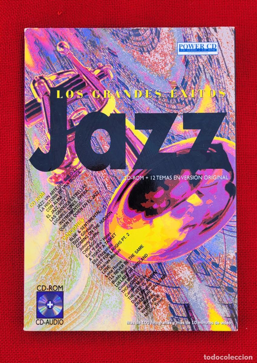 CDs de m&uacute;sica: JAZZ. GRANDES &Eacute;XITOS. CD - ROM + 12 TEMAS EN VERSI&Oacute;N ORIGINAL - Foto 1