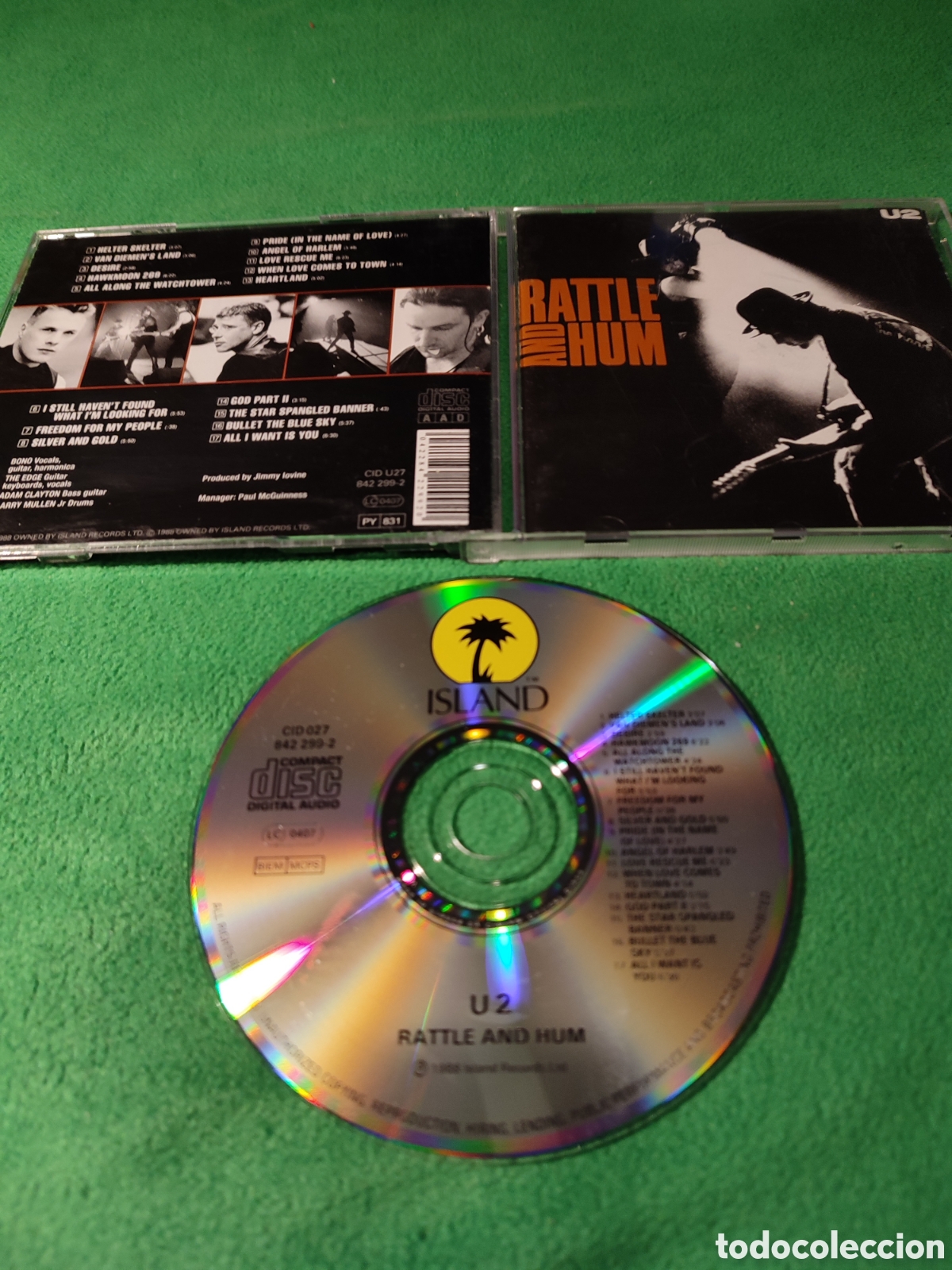 CDs de m&uacute;sica: U2 - Rattle and Hum edici&oacute;n CD - Foto 2
