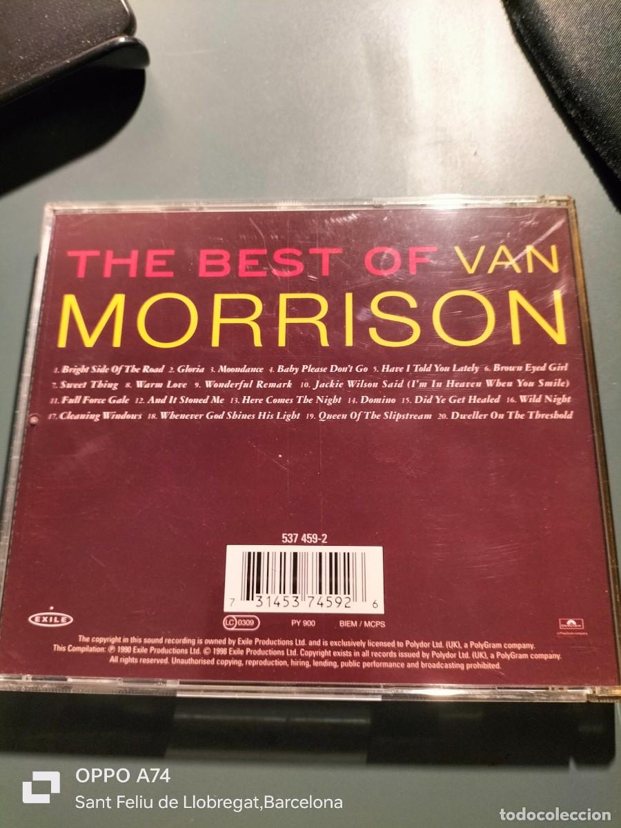 CDs de m&uacute;sica: RAR CD. VAN MORRISON. THE BEST. STICKER - Foto 2