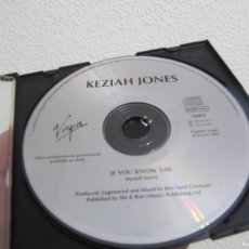 CDs de Música: SINGLE CD PROMOCIONAL PROMO - KEZIAH JONES CD SINGLE IF YOU KNOW