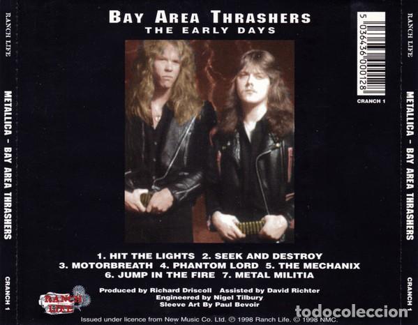 CDs de m&uacute;sica: CD METALLICA - BAY AREA TRASHERS - Foto 2