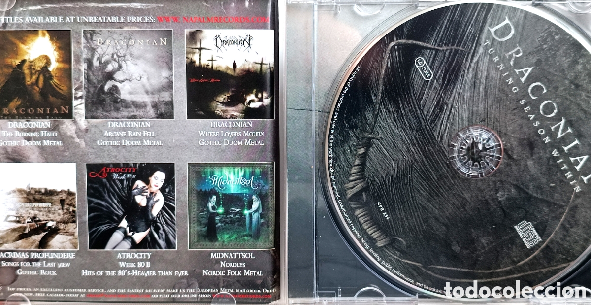 CDs de m&uacute;sica: Draconian - Turning Season Within - CD 2008 - Foto 2