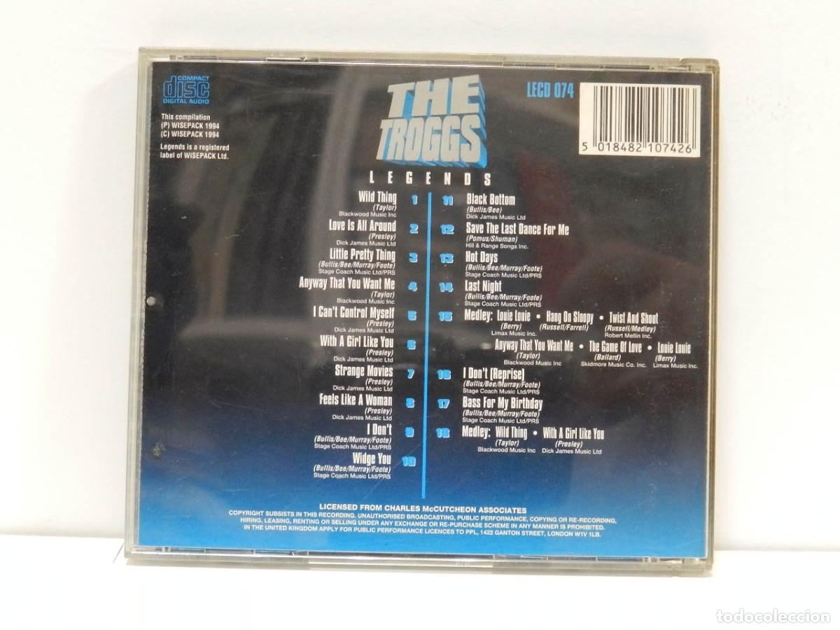CDs de m&uacute;sica: DISCO CD. The Troggs &ndash; Legends. COMPACT DISC. - Foto 2