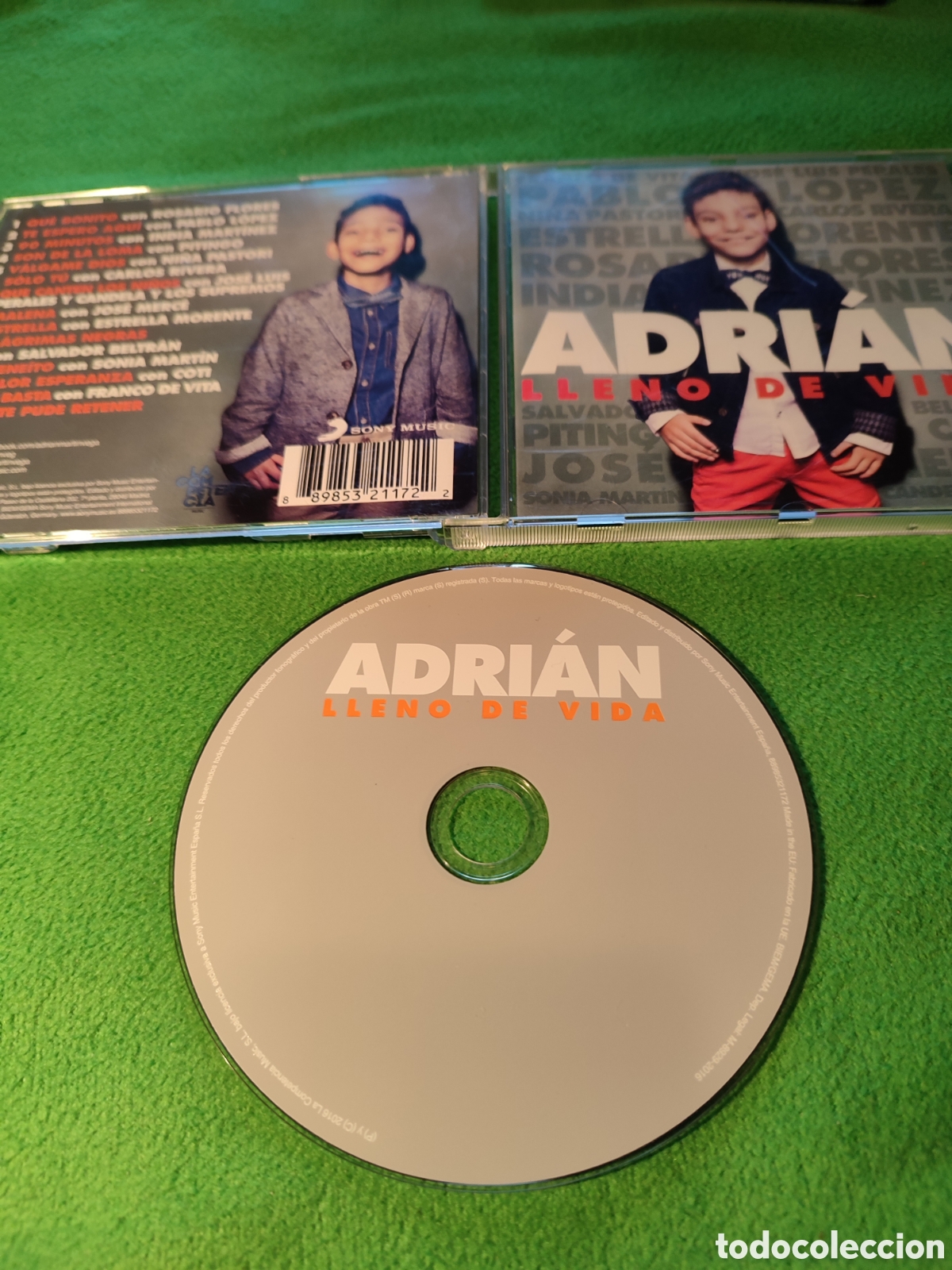 CDs de m&uacute;sica: Adri&aacute;n - Lleno de vida - Foto 2
