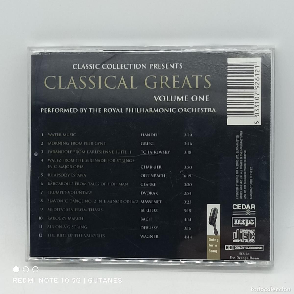 CDs de m&uacute;sica: CLASSICAL GREATS VOLUMEN UNO - Foto 2