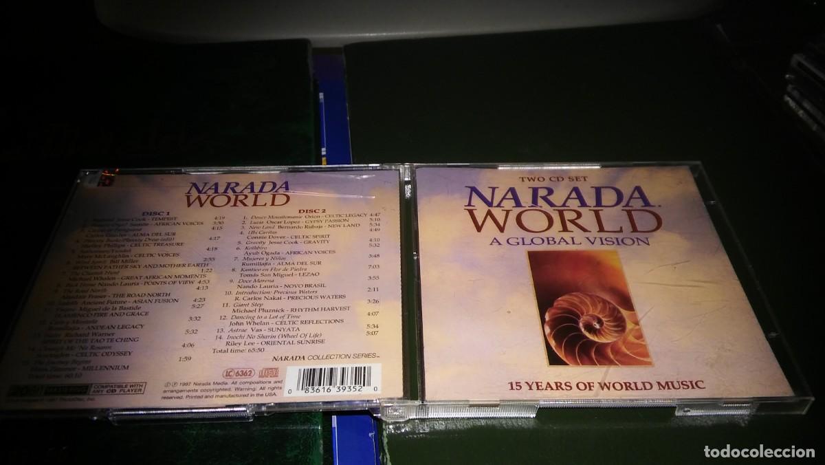 CDs de m&uacute;sica: NARADA WORLD. A GLOBAL VISION (2CD 1997) - Foto 1