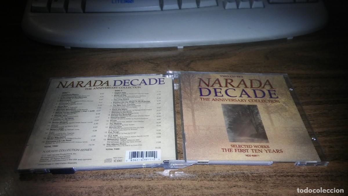 CDs de m&uacute;sica: NARADA DECADE. THE ANNIVERSARY COLLECTION (2CD 1993) - Foto 1