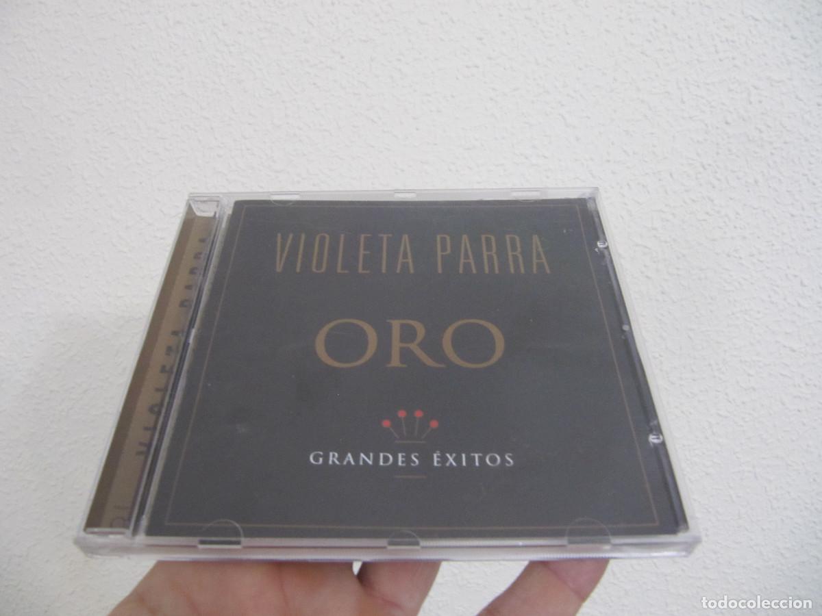 CDs de m&uacute;sica: VIOLETA PARRA ORO GRANDES EXITOS-DIFICIL - Foto 1