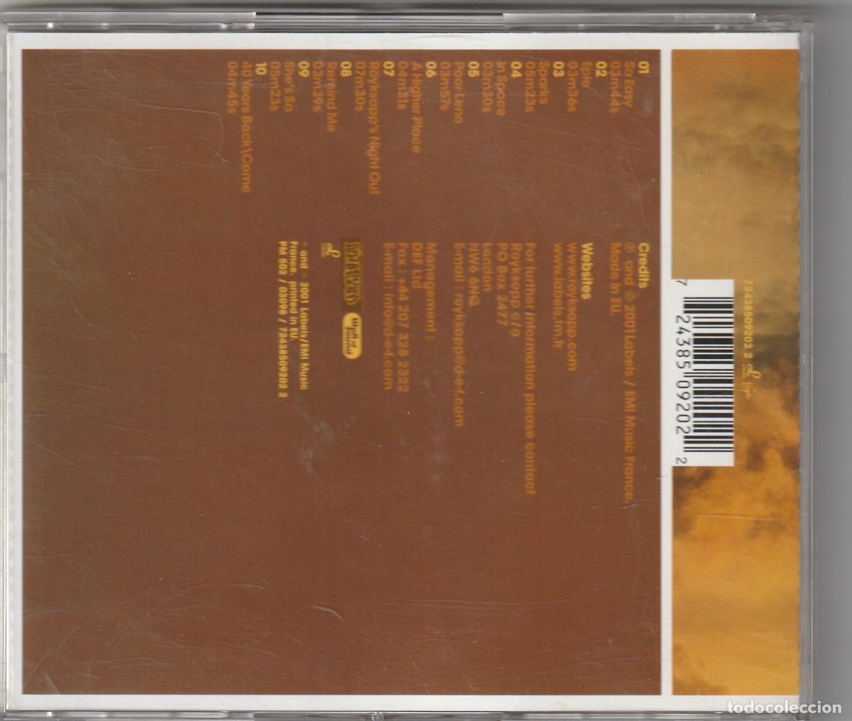 CDs de m&uacute;sica: R&Ouml;YKSOPP - MELODY A.M. (CD VIRGIN 2002) - Foto 2