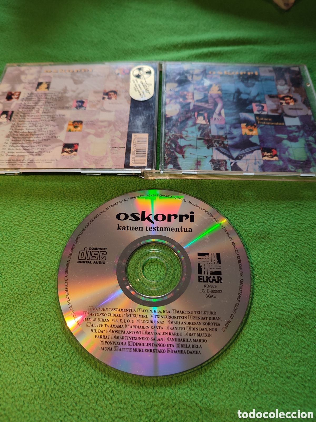 CDs de m&uacute;sica: Oskorri - Katuen testamentua - Foto 2