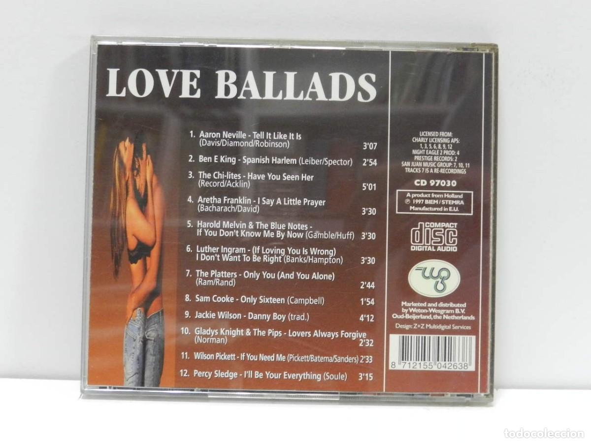 CDs de m&uacute;sica: DISCO CD. Love Ballads. COMPACT DISC. - Foto 2