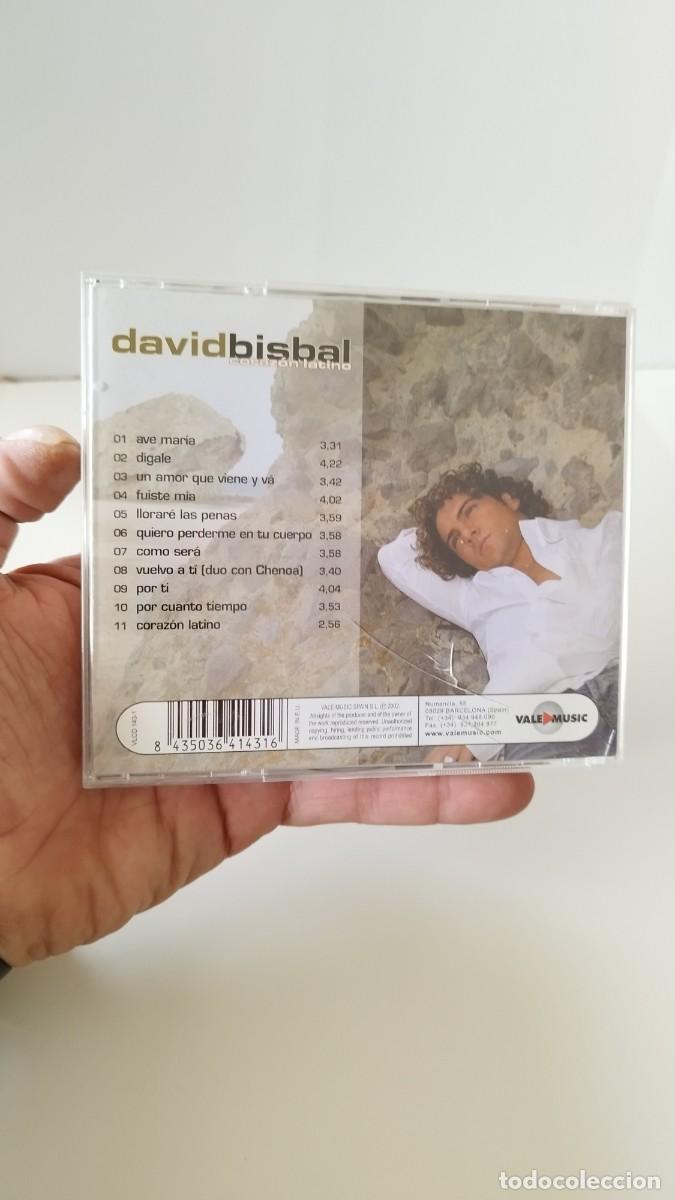 CDs de m&uacute;sica: David Bisbal, Coraz&oacute;n Latino. - Foto 3