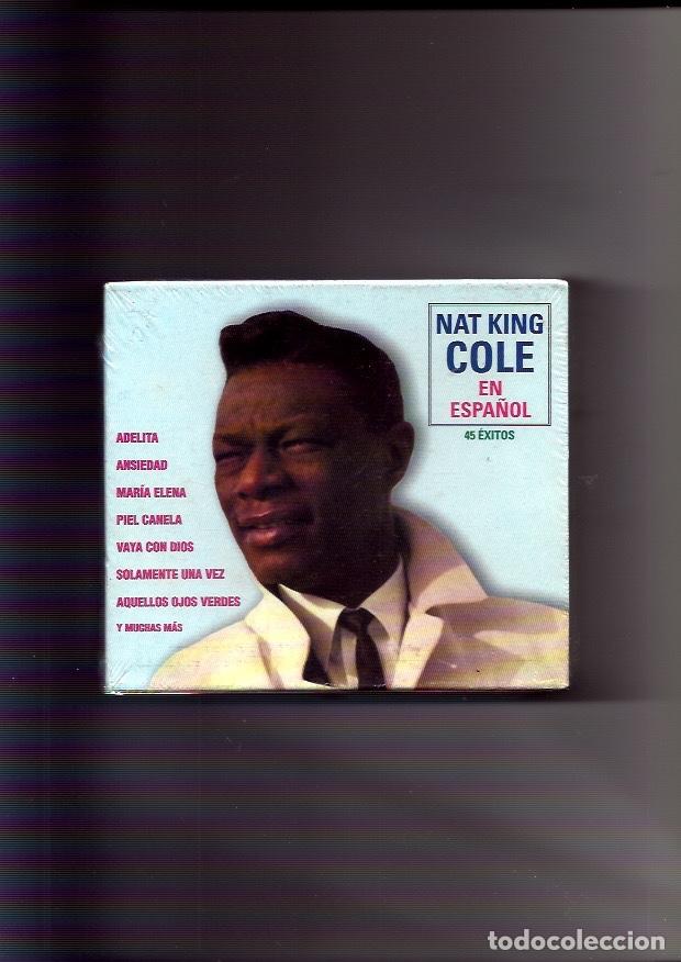 CDs de m&uacute;sica: NAT KING COLE. En Espa&ntilde;ol 45 &eacute;xitos (3cd set) - Foto 1