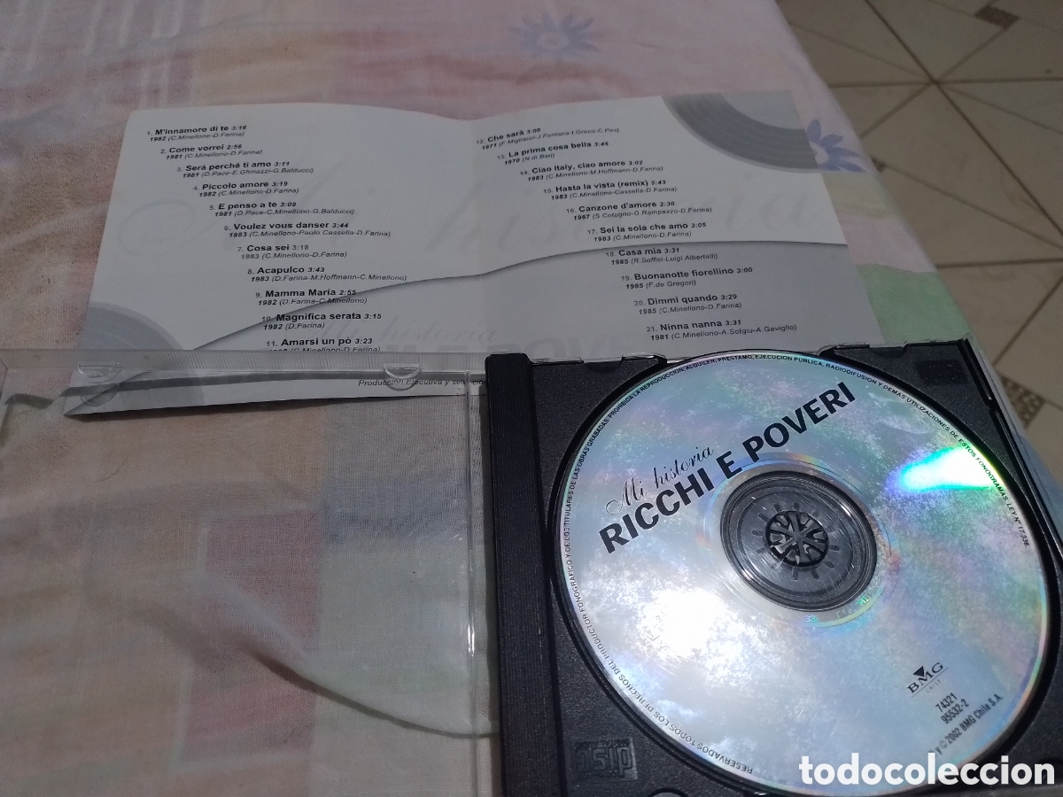 CDs de m&uacute;sica: Ricchi e Poveri CD MI Historia - Foto 4