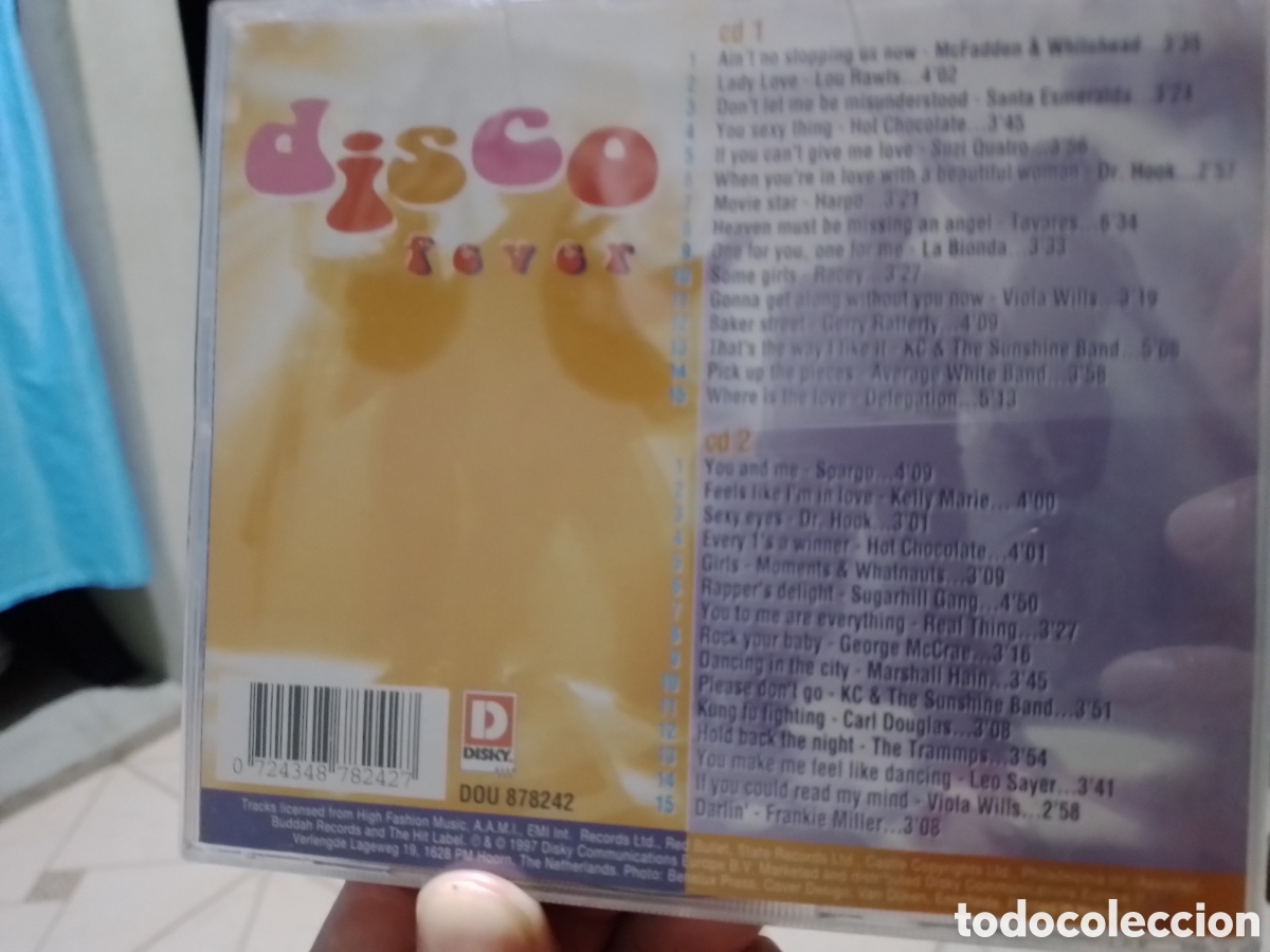CDs de m&uacute;sica: Rock and Pop CD Disco fever (CD Doble) - Foto 2