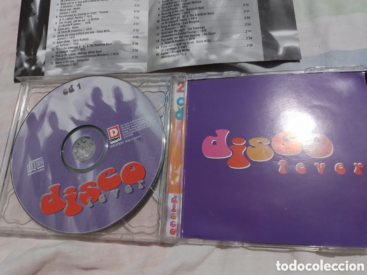 CDs de m&uacute;sica: Rock and Pop CD Disco fever (CD Doble) - Foto 5
