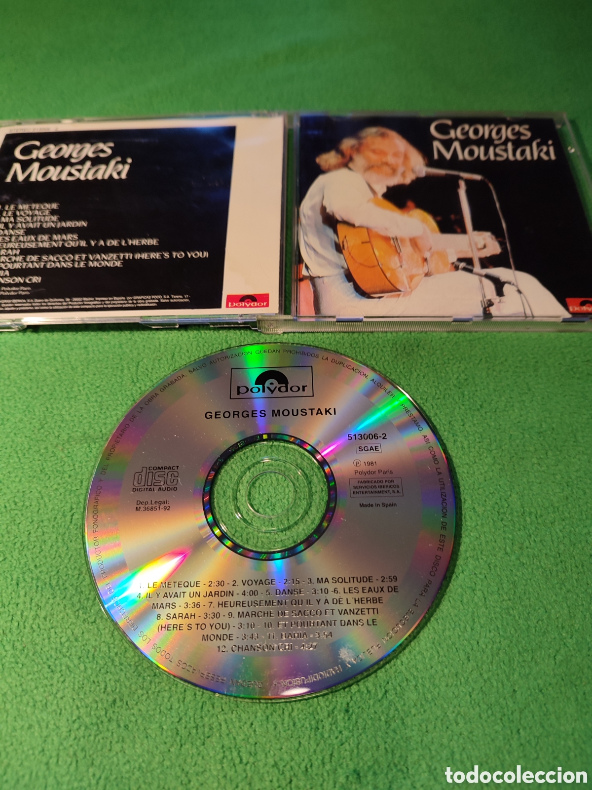 CDs de m&uacute;sica: Georges Moustaki - Same - Foto 2
