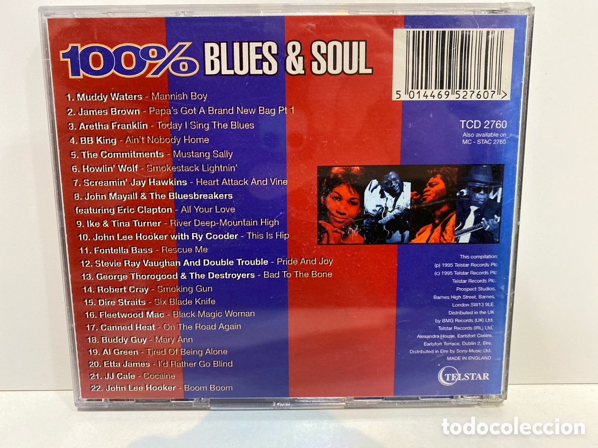 CDs de m&uacute;sica: Various - 100% Blues & Soul (CD, Comp) - Foto 2