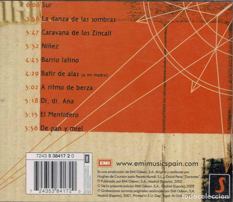CDs de m&uacute;sica: Dorantes - Sur. CD - Foto 2